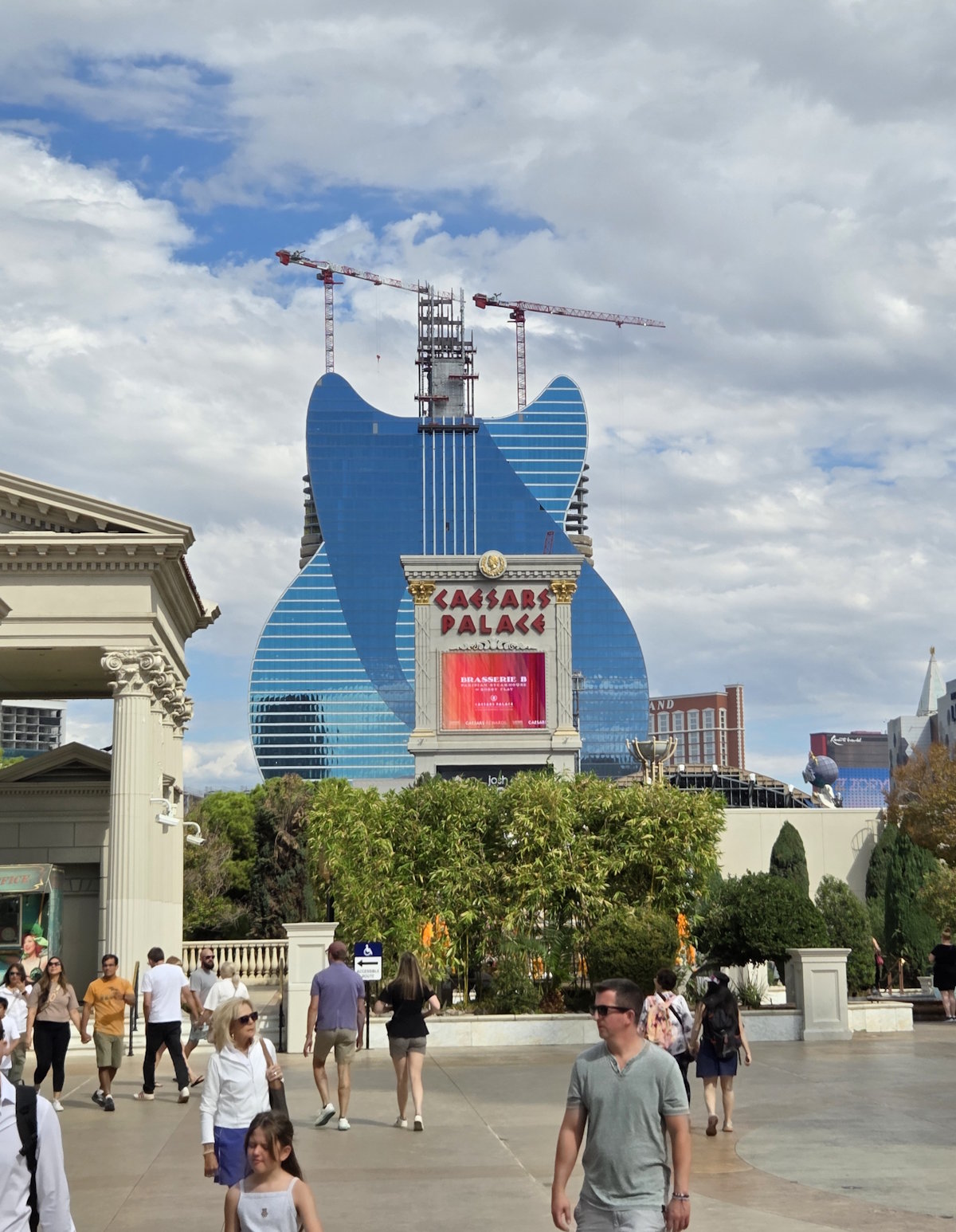 Hard Rock Hotel Guitar Tower Construction